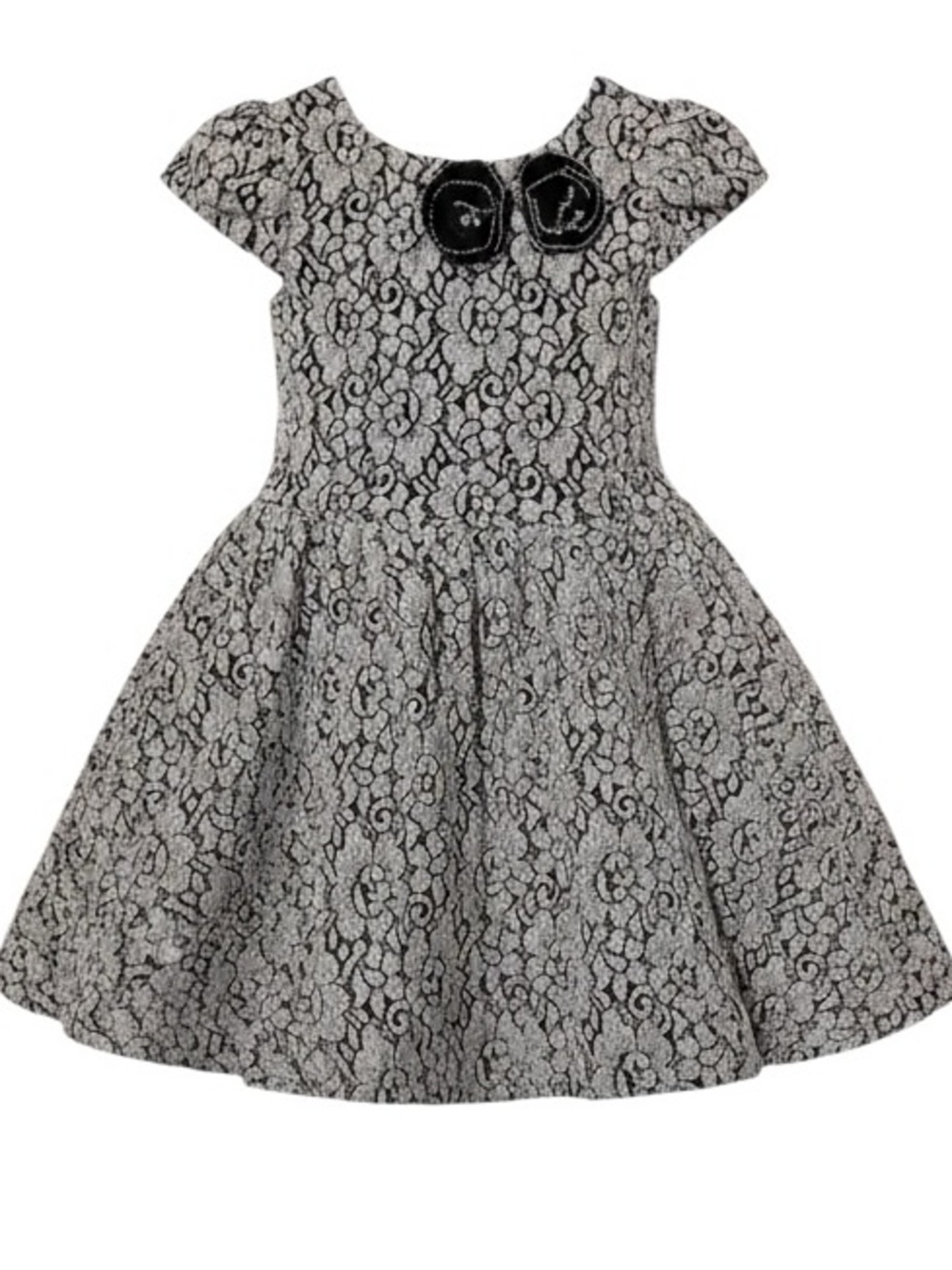 Pippa & Julie Elegant Black and White Lace Dress 🌻🌻